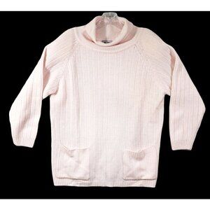 Vintage Sweater Womens Sz S Lambswool Angora Turtleneck SML Sport Y2K 90s 80s